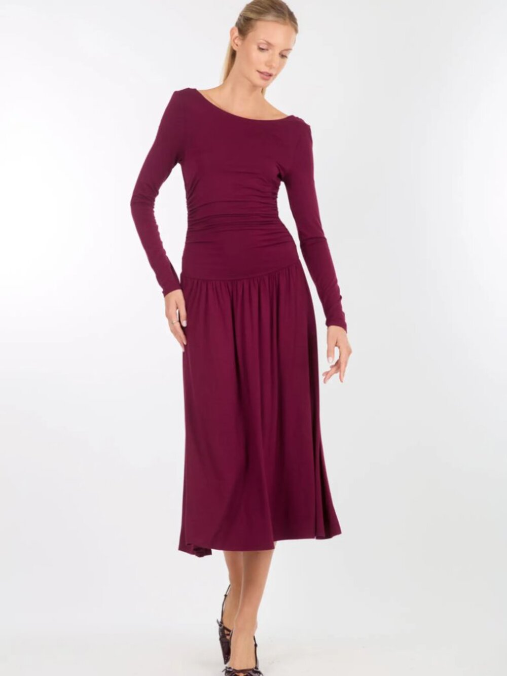 NWOT Super Natural by Secret Mission Florence Dress on Garnet XS